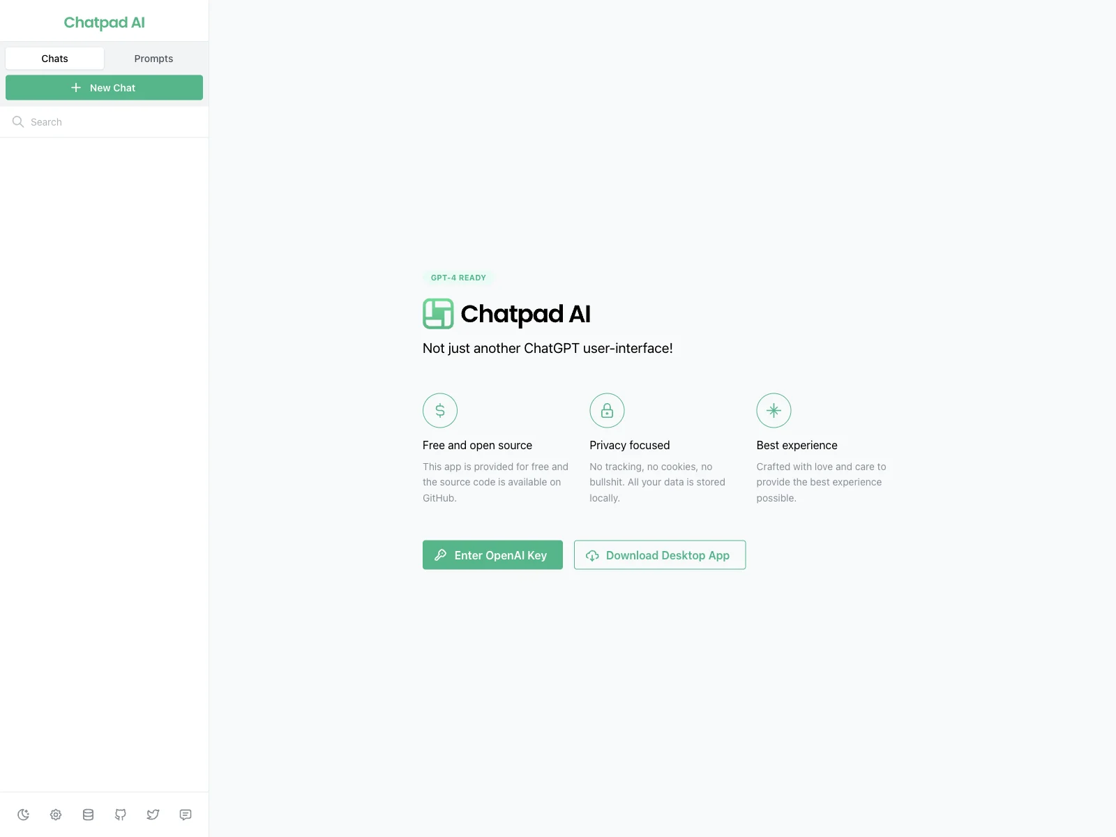 Chatpad AI: Open-Source, Privacy-Focused GPT-4 Interface