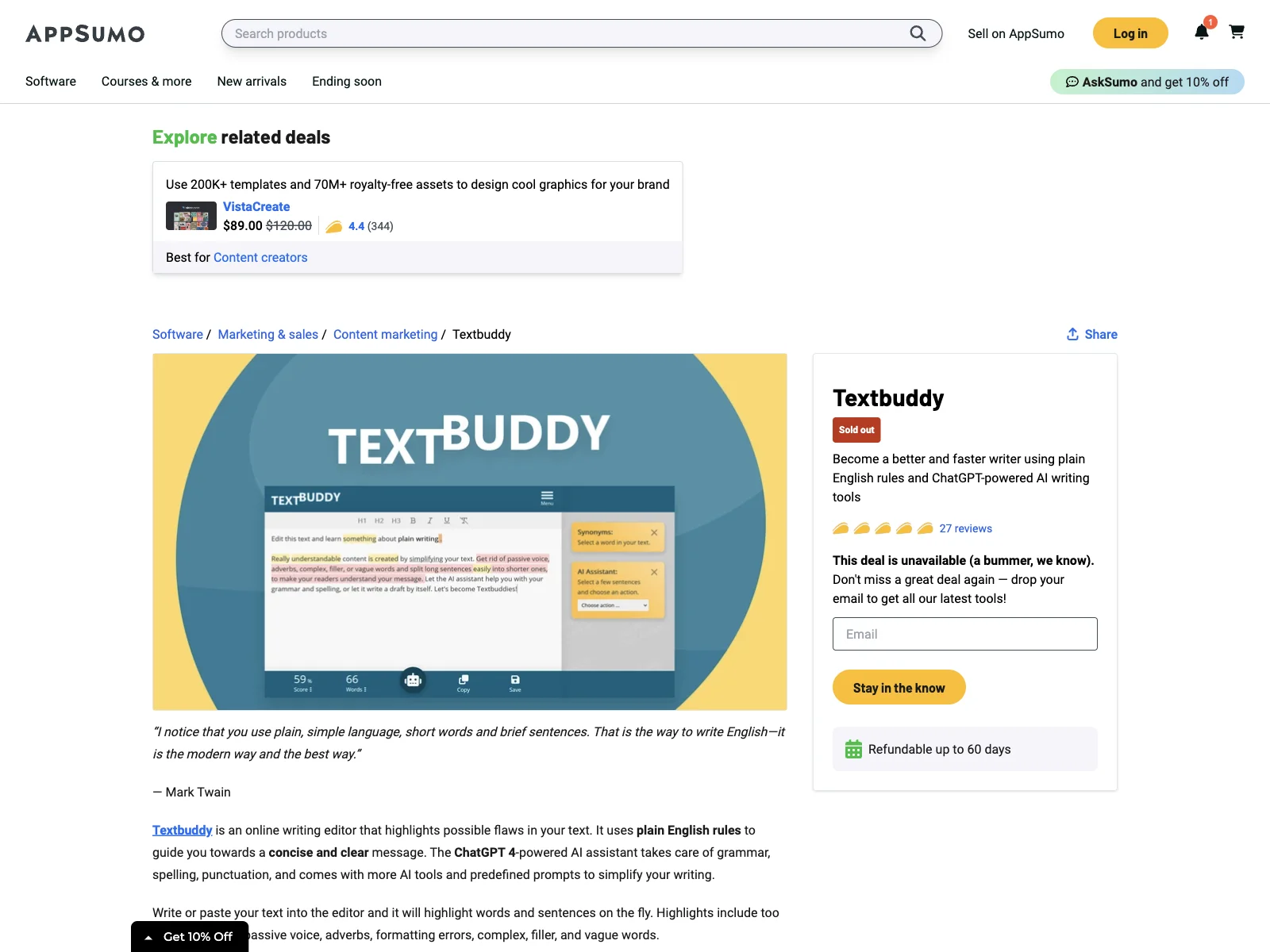 Textbuddy: AI-Powered Writing Assistant for Clear and Concise Content