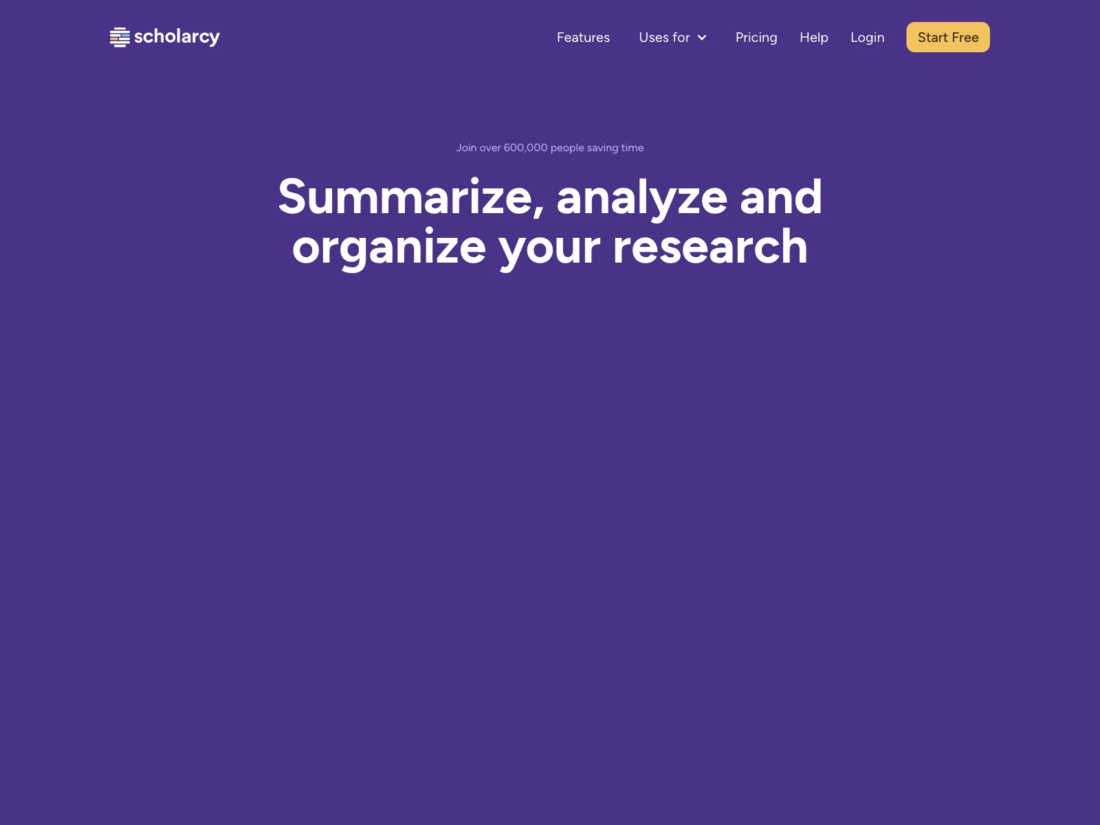 Scholarcy - AI-Powered Tool for Efficient Academic Research