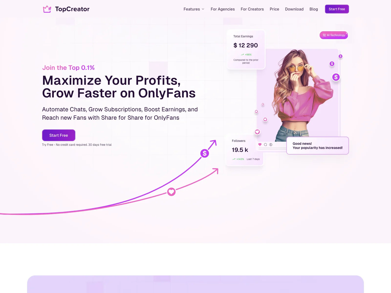 TopCreator: Revolutionizing OnlyFans Management with AI-Powered CRM