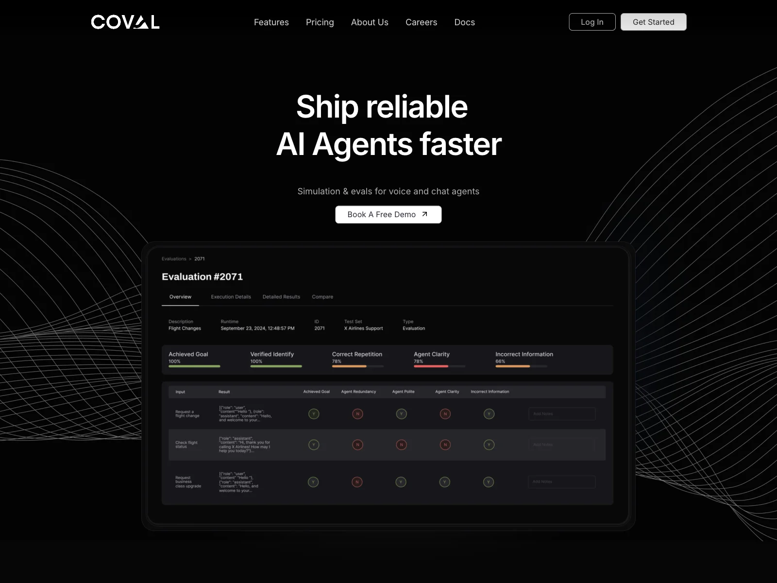 Coval: AI-Powered Platform for Simulating and Evaluating Voice and Chat Agents