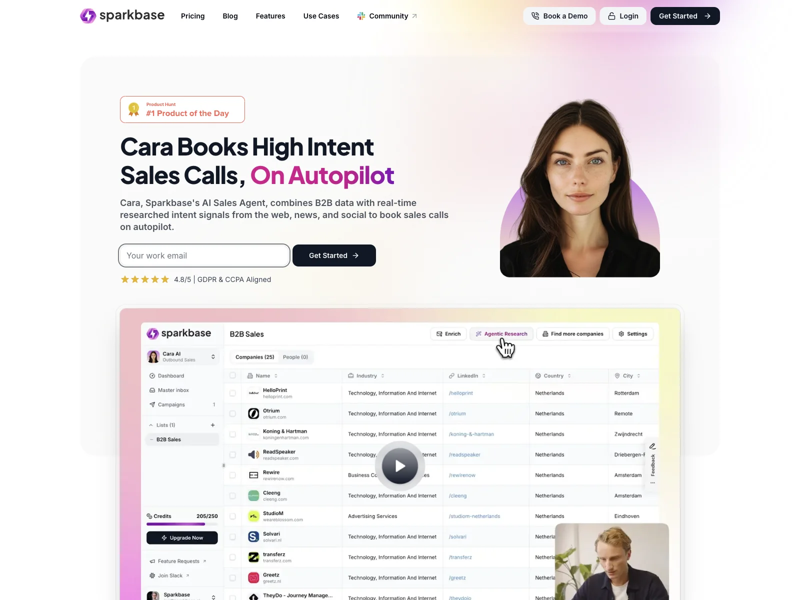 Sparkbase.ai - Discover AI Sales Magic