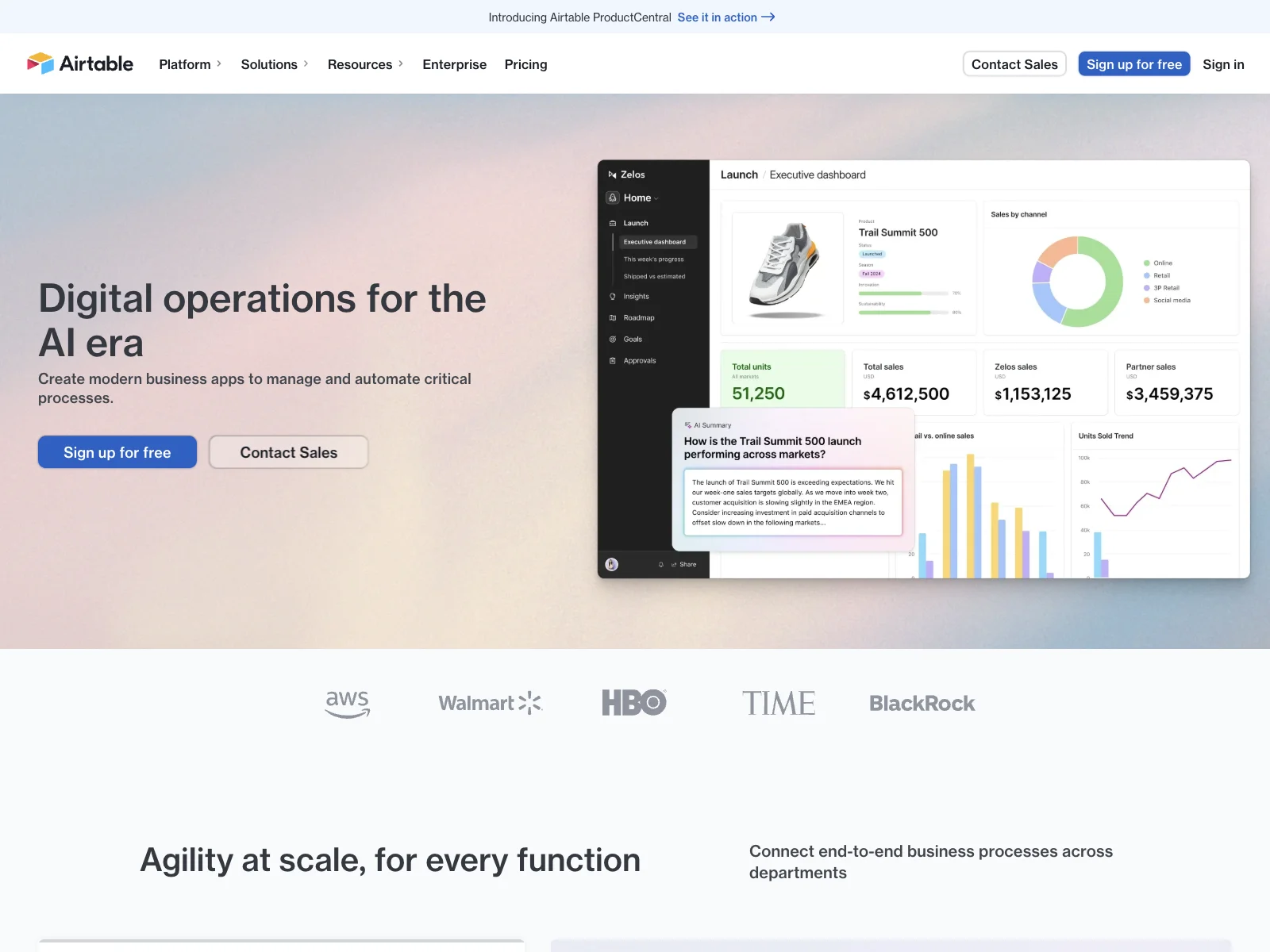 Airtable: Revolutionizing Business Operations with AI-Powered Apps