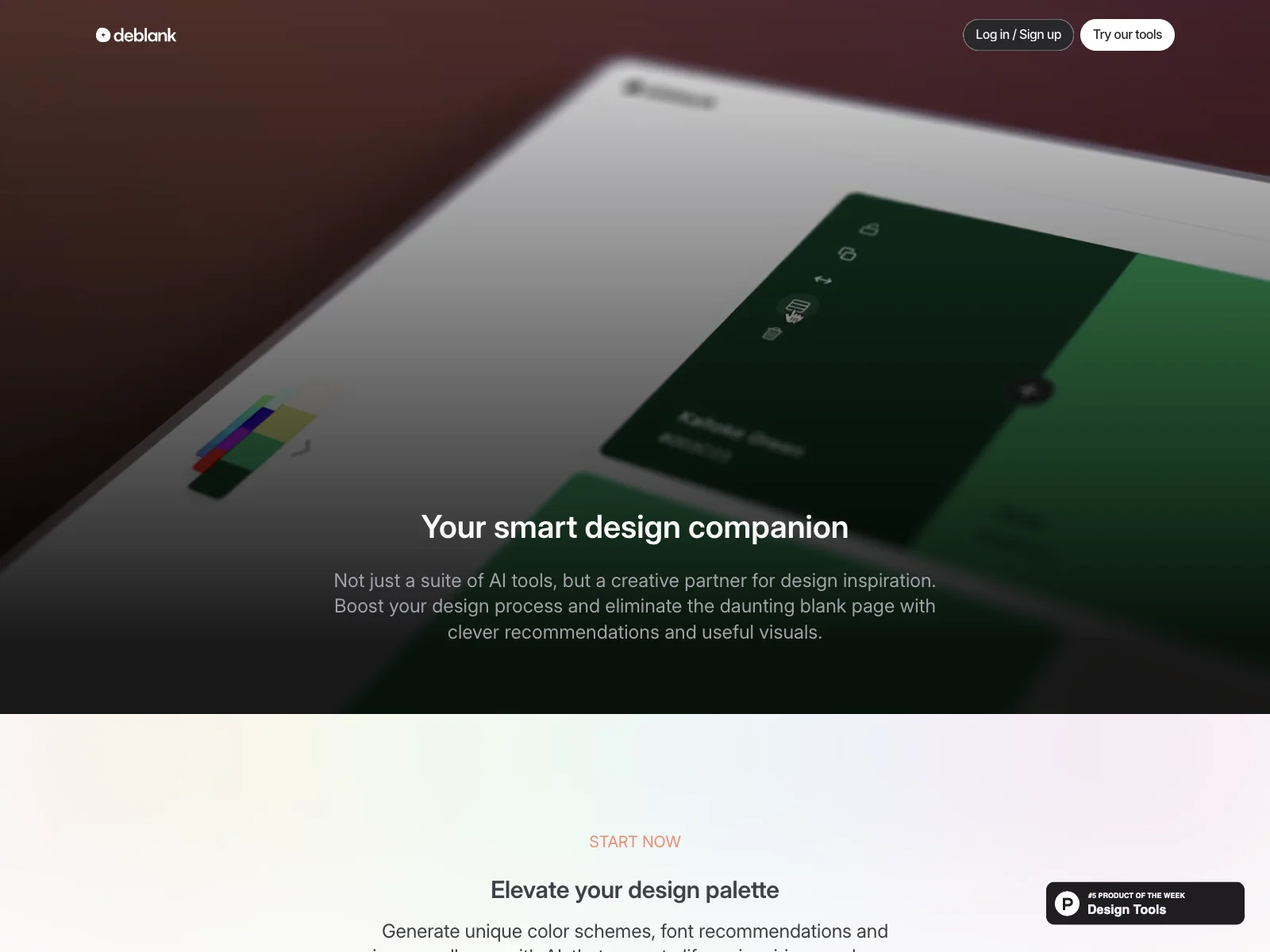 Deblank: AI Design Tools for Inspiration and Innovation