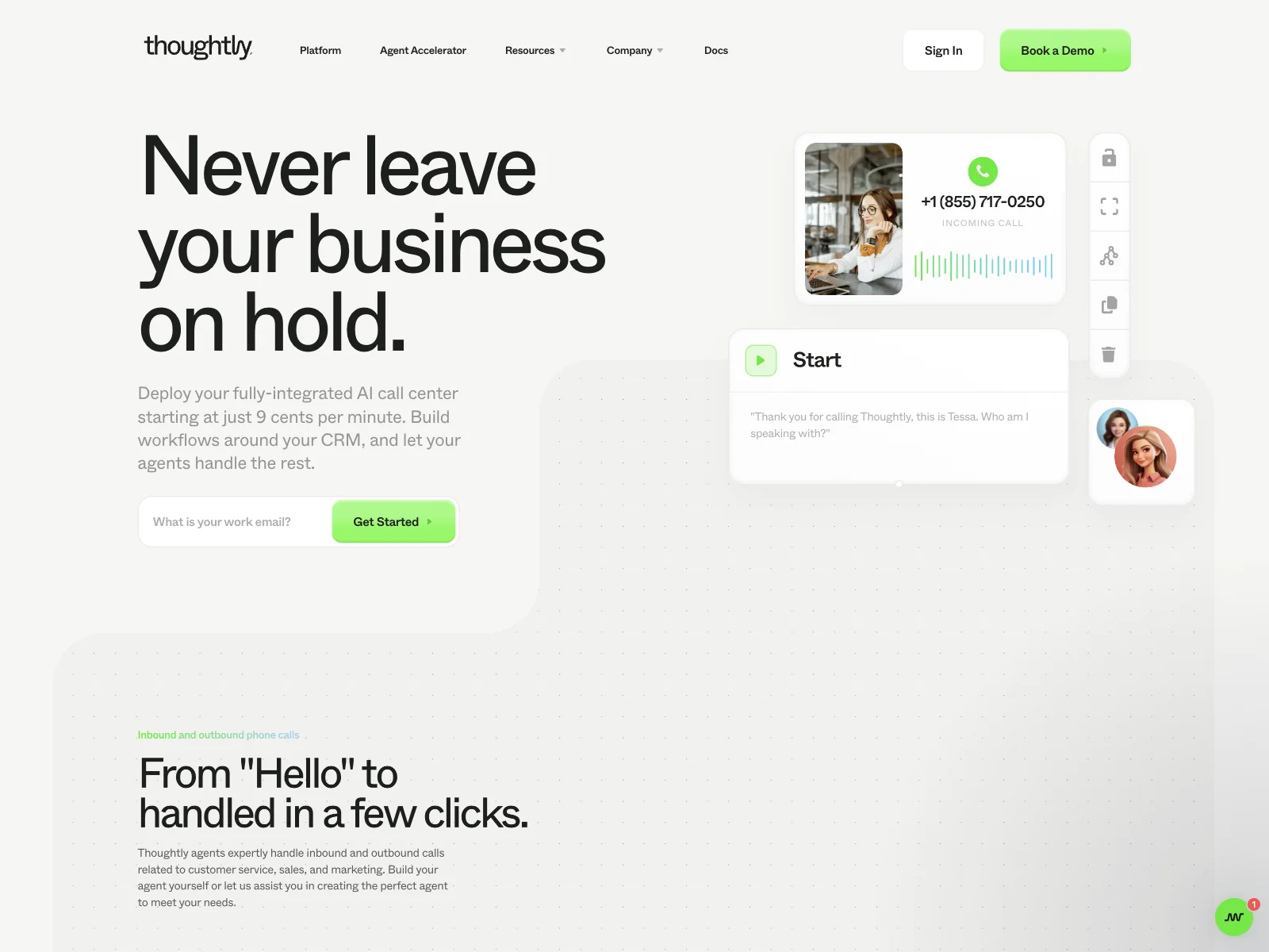 Thoughtly: The AI-Powered Call Center Solution for Business Success