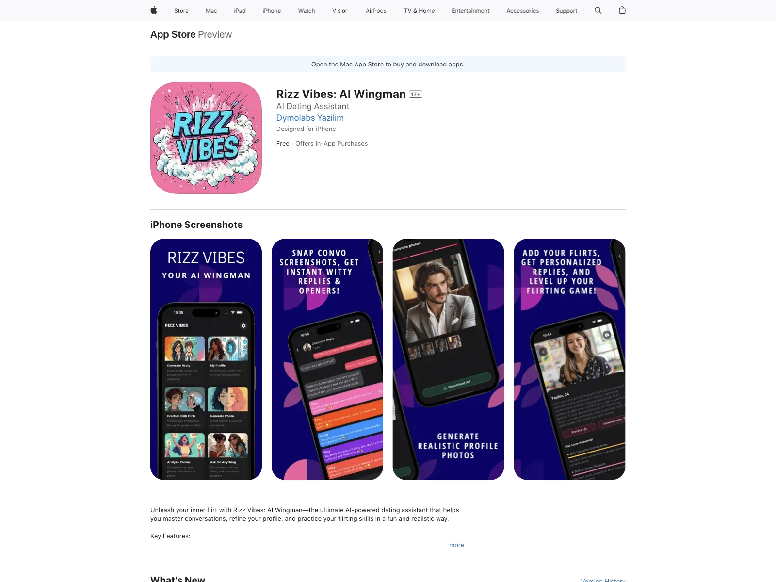 Master Your Dating Game with Rizz Vibes: AI Wingman - The Ultimate AI Dating Assistant