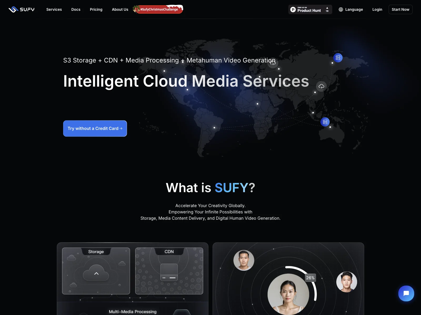 SUFY - Revolutionizing Cloud Media Services with AI-Powered Tools