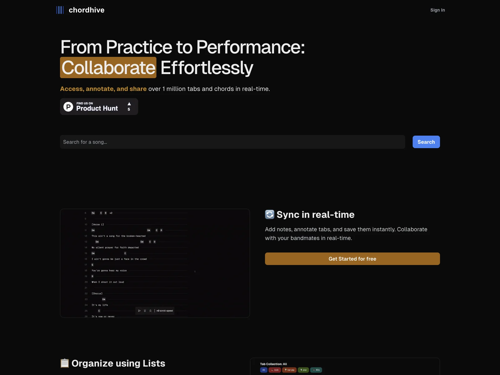 chordhive: The AI-Powered Music Collaboration Tool for Practice and Performance