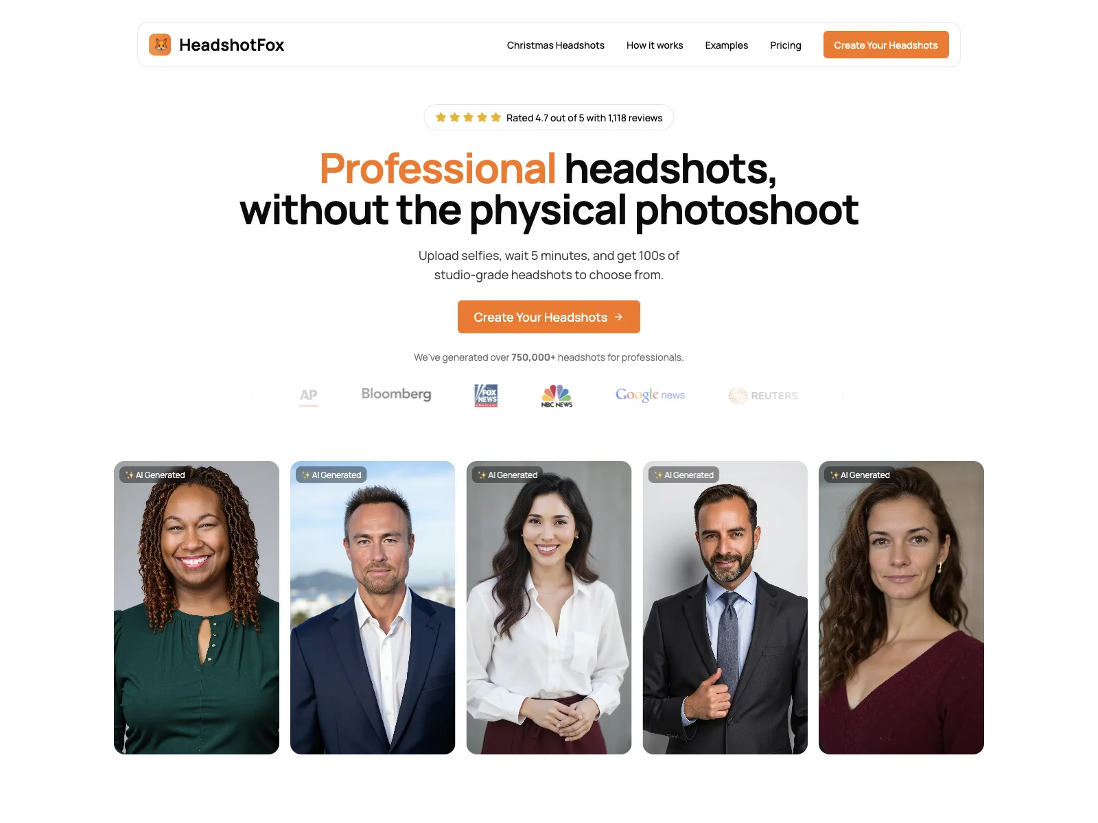 HeadshotFox: The Premier AI Headshot Generator for Professionals