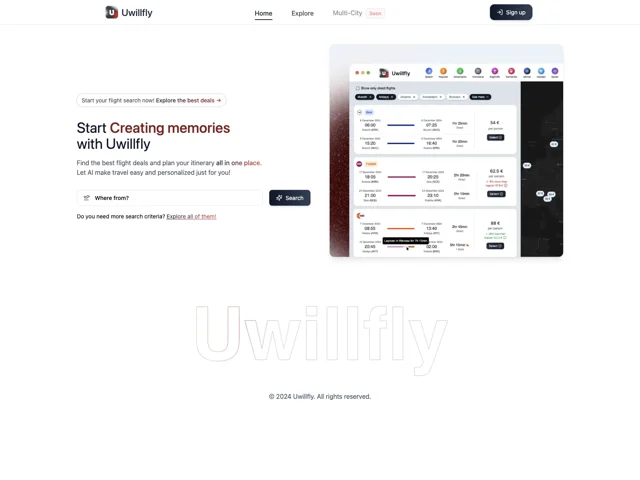 Uwillfly