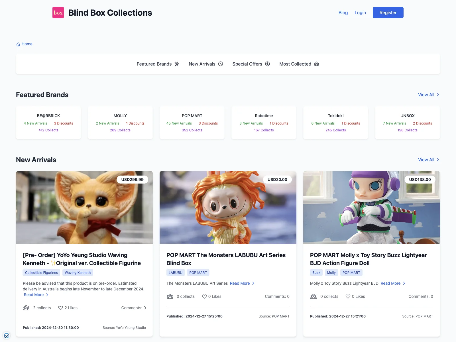 Discover Diverse Collectibles at Blind Box Collections