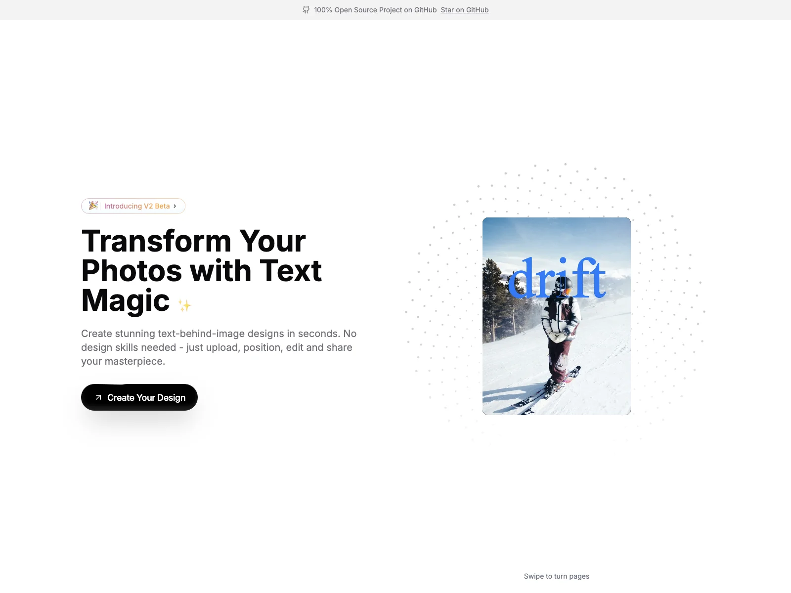 MagicText - Effortlessly Create Text Behind Image Effects Online