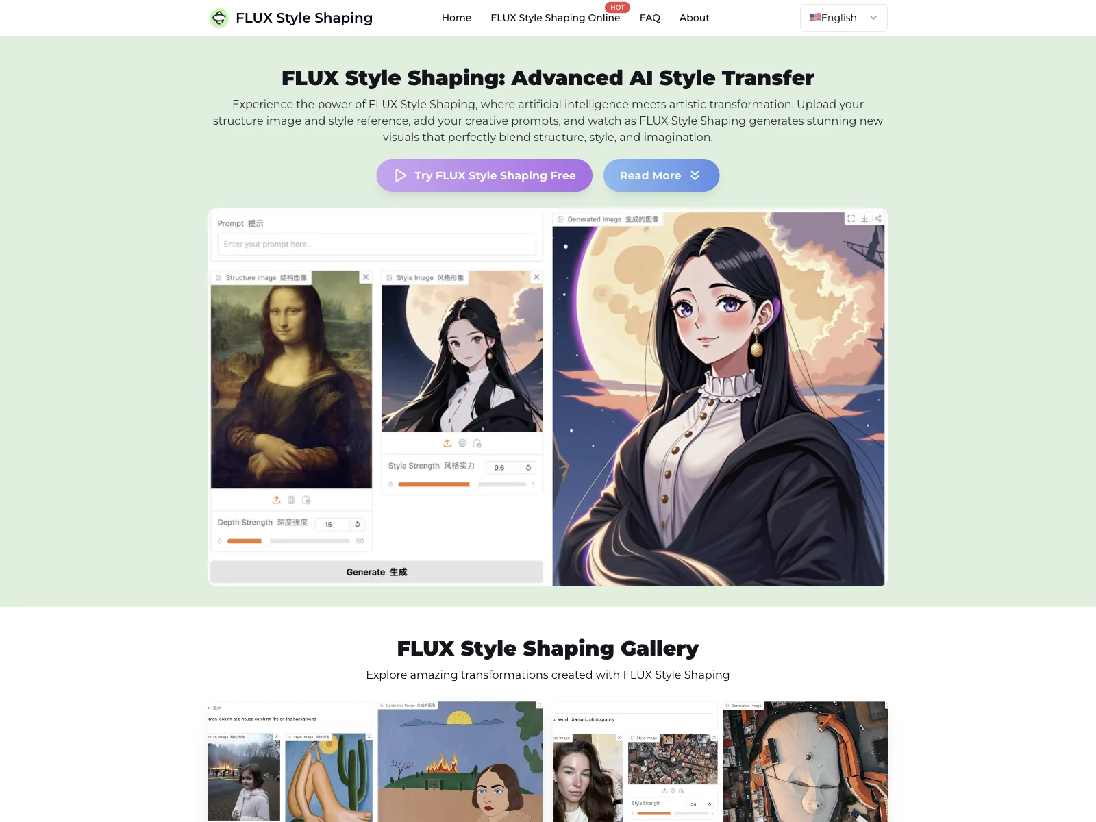 FLUX Style Shaping - Transform Your Images with AI-Powered Style Transfer