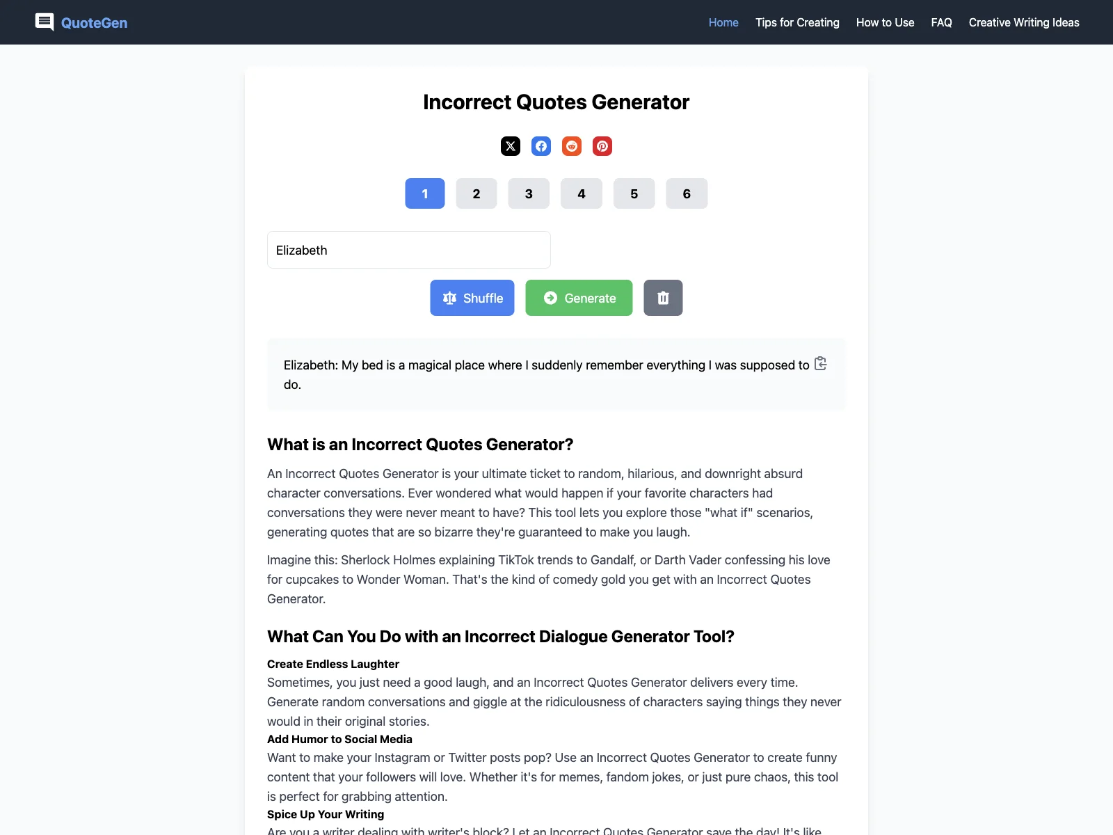 Incorrect Quotes Generator: Unleashing Hilarious and Creative Conversations