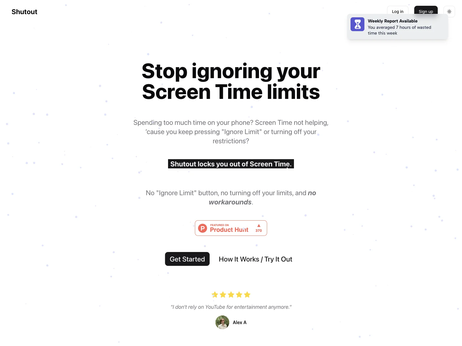 Shutout: Enforce Your Screen Time Limits with AI-Powered Restrictions