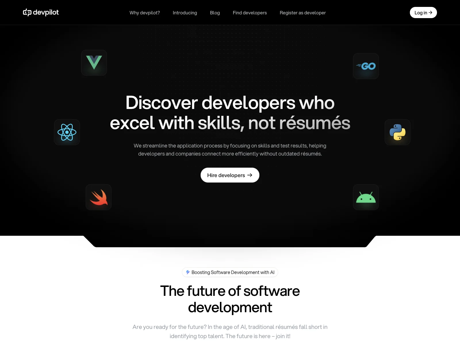 devpilot - Revolutionizing Software Development with AI-Powered Developer Matching