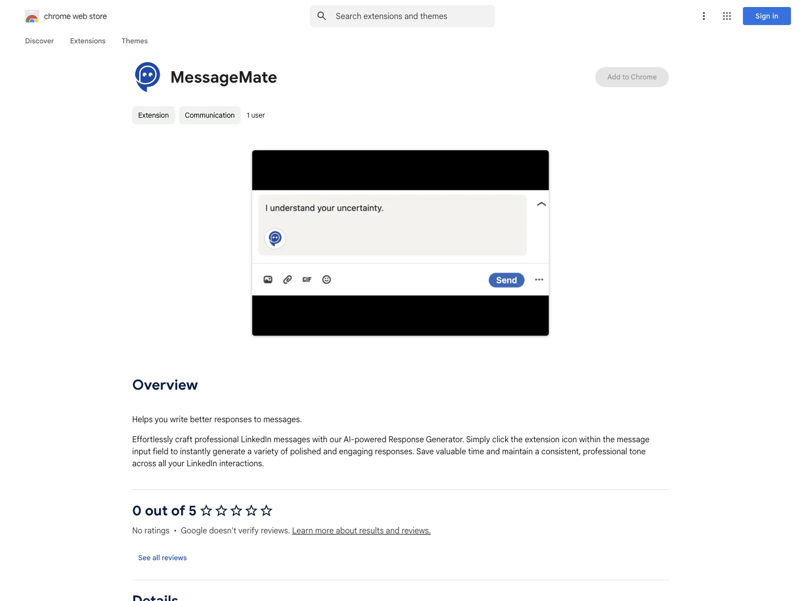 MessageMate: Enhance Your LinkedIn Responses with AI