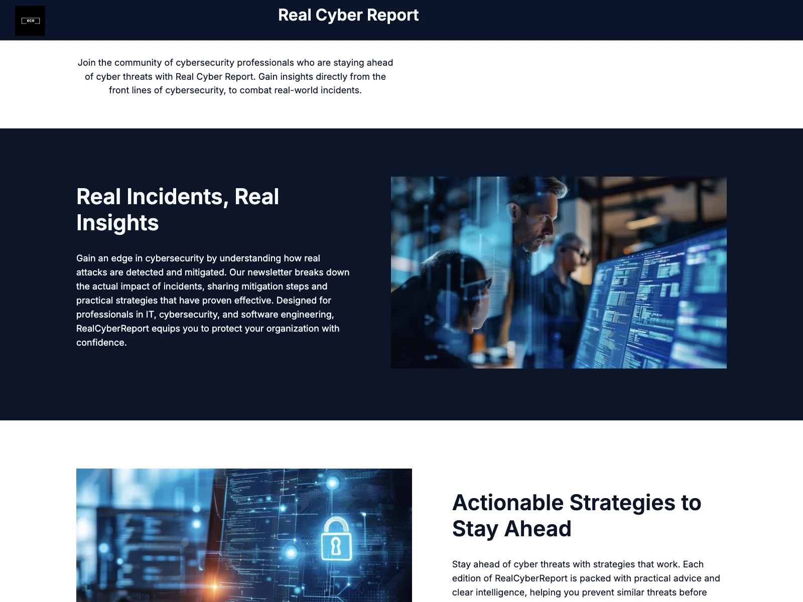 Cybersecurity Insights with Real Cyber Report