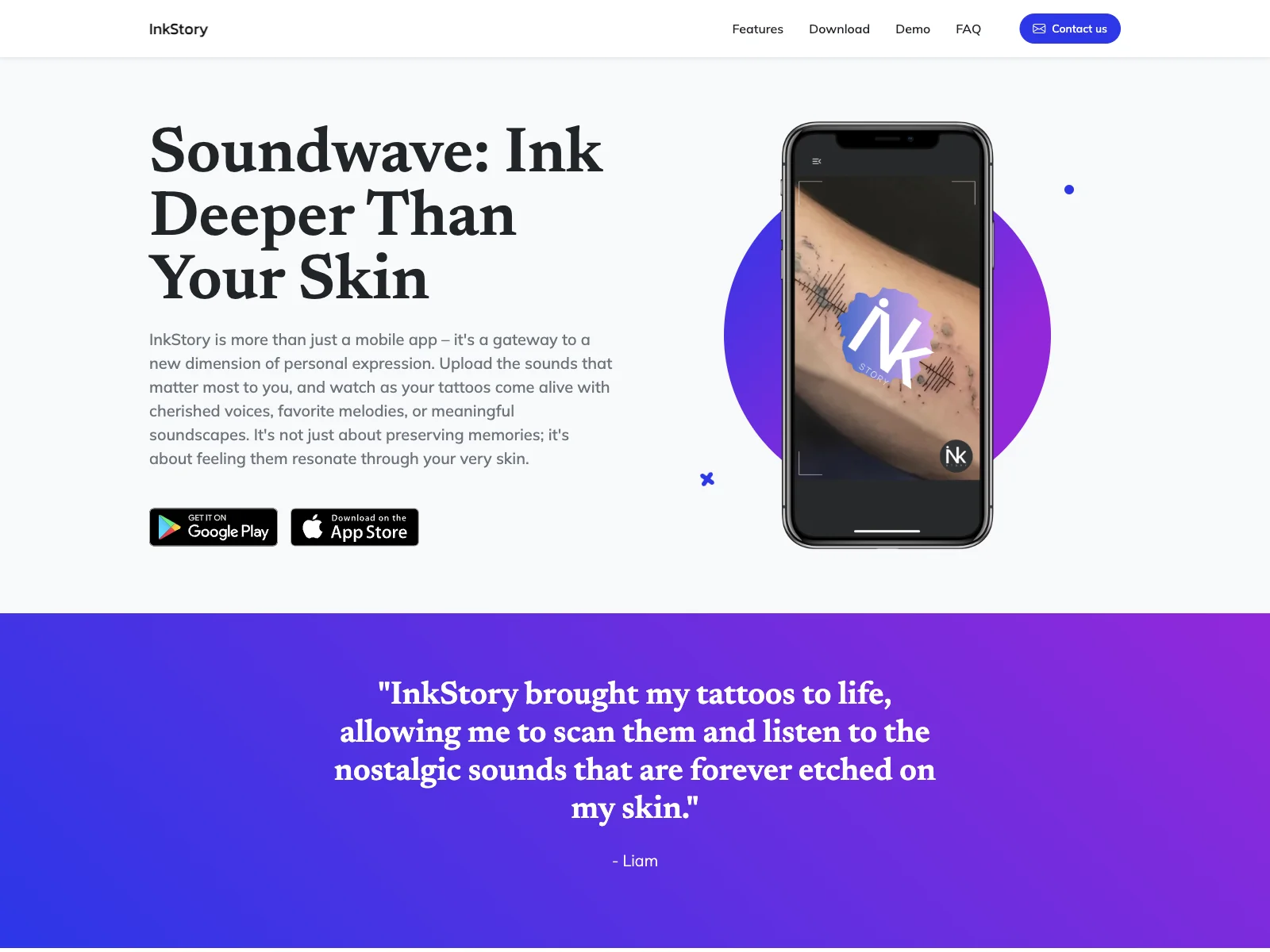 InkStory: Revolutionizing Tattoos with Audio