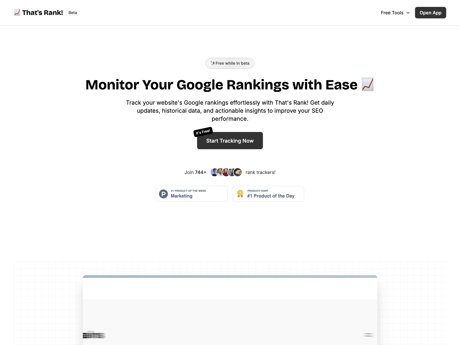 That's Rank! - Effortlessly Monitor Google Rankings